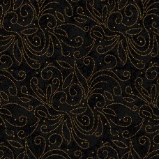 Backing Marble Scroll Black 1026A